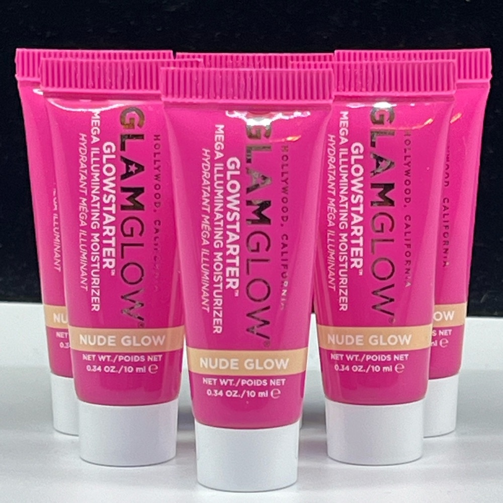 GlamGlow GLOWSTARTER Mega Illuminating Moisturizer Nude Glow .34oz Sealed Tube